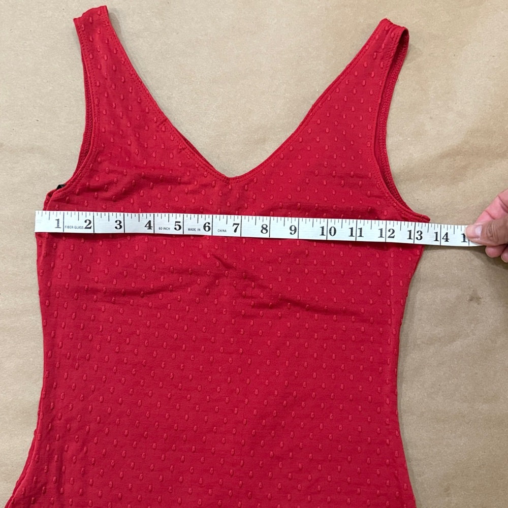 XOXO Vibrant Red Textured Top - Picture 6 of 9